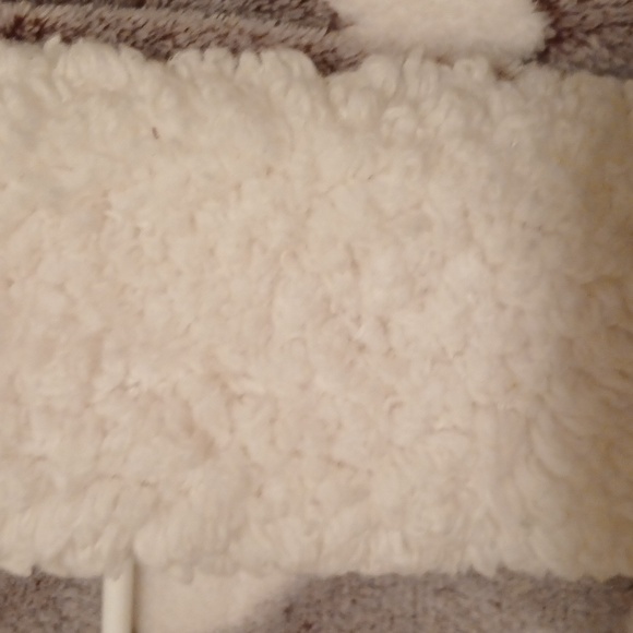 Fluffy purple robe with hearts - Picture 6 of 6